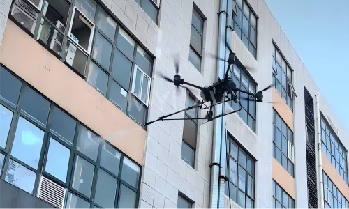 MYUAV FC Dual Tethered Aerial Cleaning Drone: The Stable Star of Building Washing Operations
